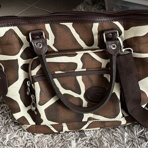 Giraffe Print Tote Bag